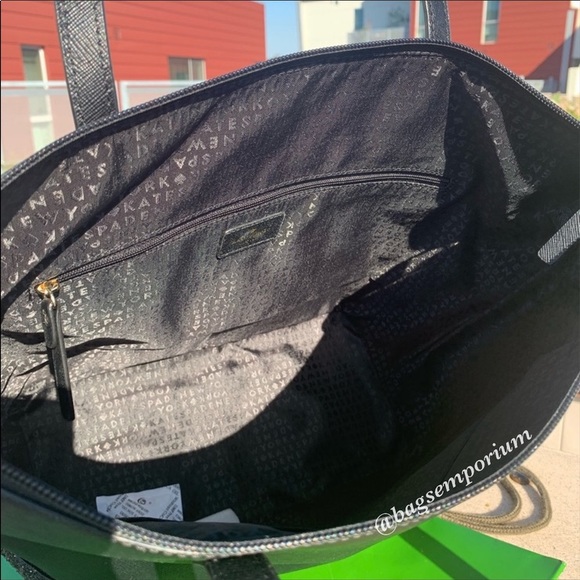 ♠️ Kate Spade Penny Greta Large Glitter Tote ♠️ - Picture 5 of 6